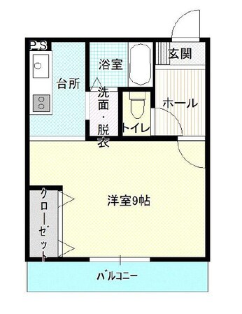 フローラ開成の物件間取画像